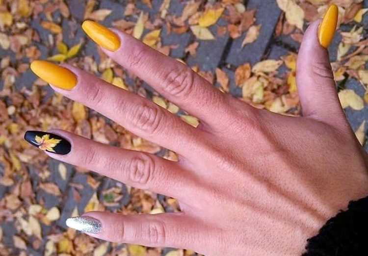 Осенние рисунки на ногтях: тренды и модные цвета